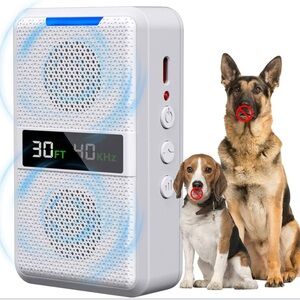 Ultrasonic Anti-Barking Device in White